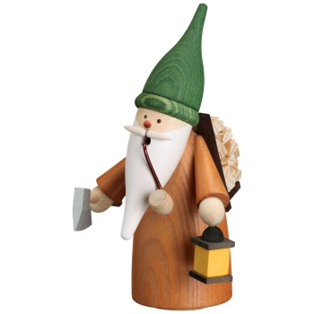 Räuchermännchen- Traditionswichtel - Holzsammlerwichtel- 16 cm